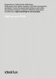 Ideal Lux Catalogue 2025